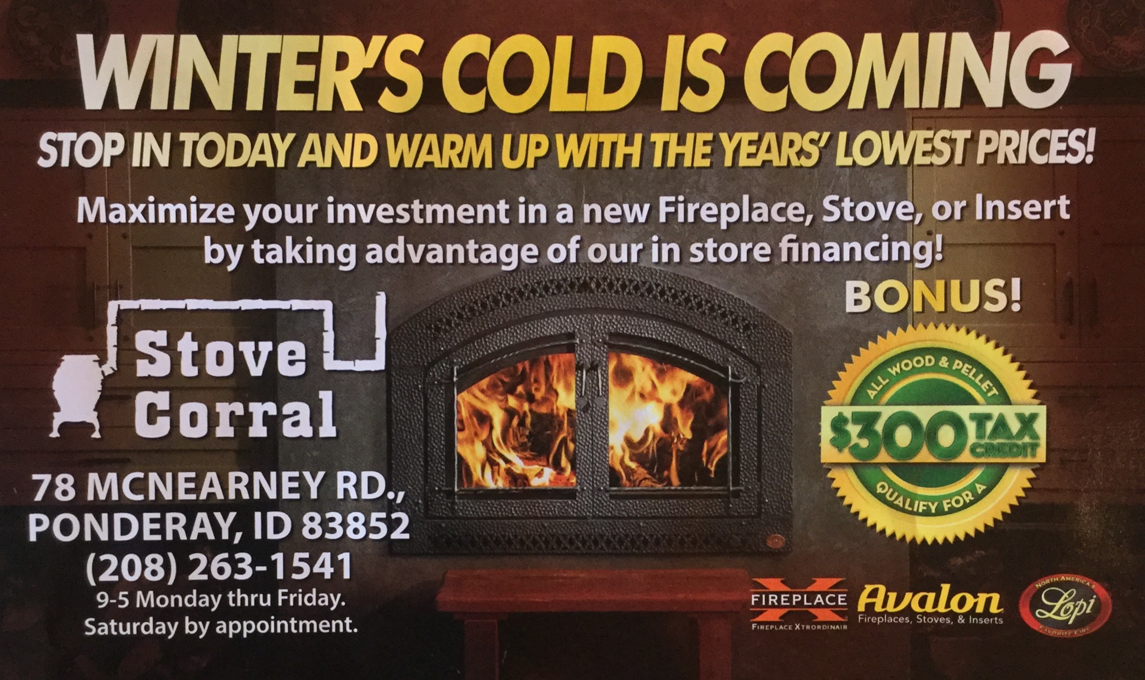 Stove Corral Sandpoint Idaho Dealer Blaze King Lopi Fpx Avalon